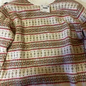 American Eagle Cozy Multicolor Knit Sweater